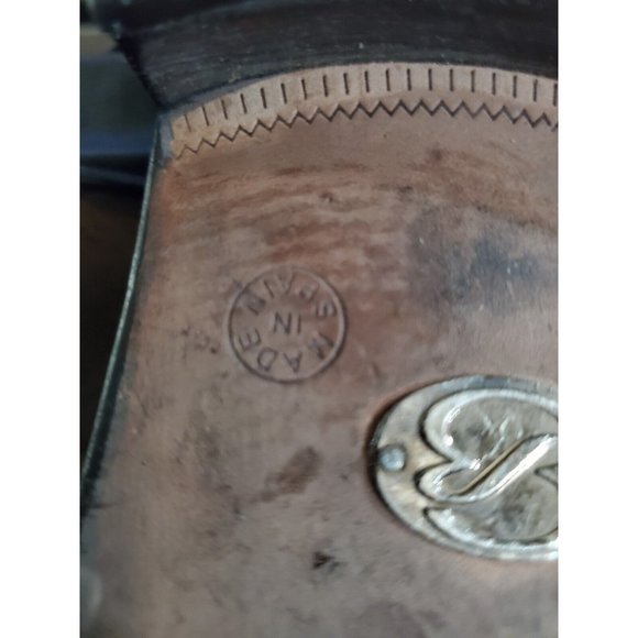 Vintage Barrets 1890 Black Leather Loafers, Size 8 - Picture 10 of 10